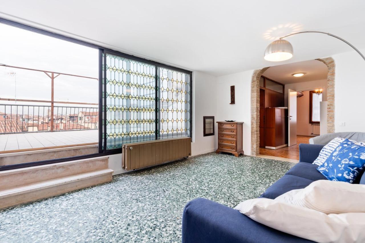 Ponte Di Rialto Penthouse With Panoramic Terrace Apartman Velence Kültér fotó