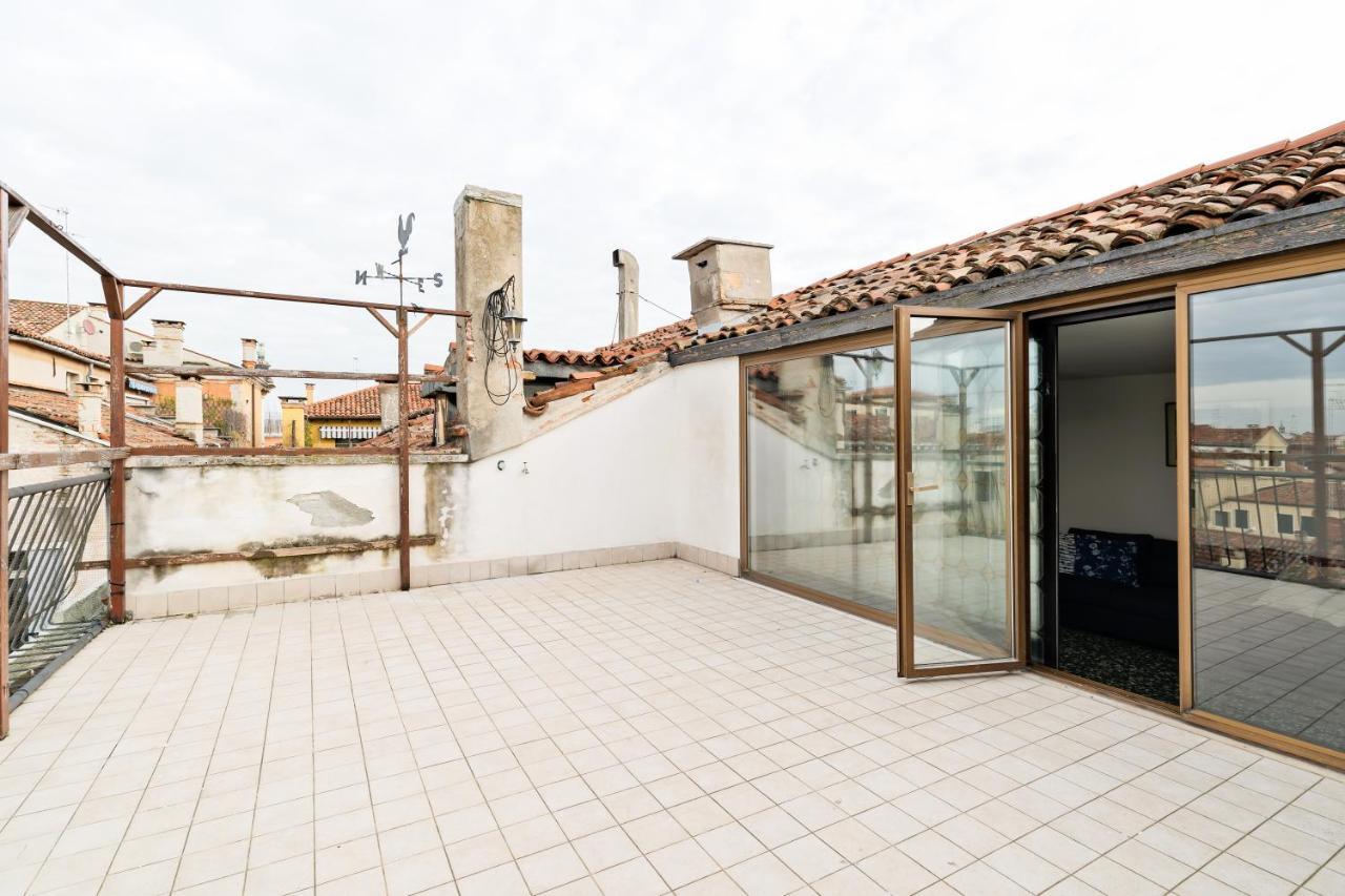Ponte Di Rialto Penthouse With Panoramic Terrace Apartman Velence Kültér fotó